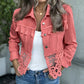 ⏰Last Day Sale 50% Off 💃 Women's Lace Stitching Denim Jacket