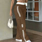 ⏰Last Day Sale 63% Off  👖 Women's Side Stripe Straight-Leg Cargo Pants