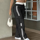⏰Last Day Sale 63% Off  👖 Women's Side Stripe Straight-Leg Cargo Pants