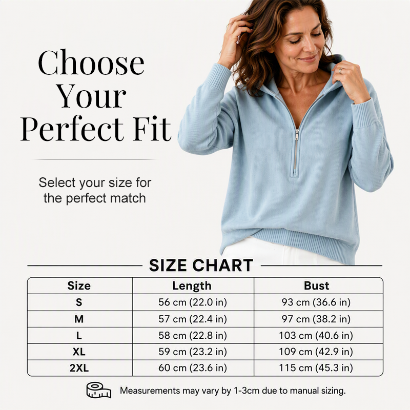 ✨ Women’s Half Zip Hooded Sweatshirt – Cozy Comfort Meets Effortless Everyday Style