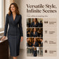 🥂Women's Elegant Asymmetrical Single Breasted Blazer Dress – Sophisticated Style With a Modern Twist