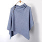 🌸New Arrival !✨Women's Cozy Asymmetrical Poncho with Button Details