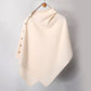 🌸New Arrival !✨Women's Cozy Asymmetrical Poncho with Button Details