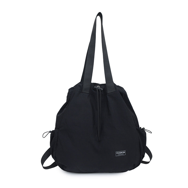 Women's Large Capacity Drawstring Tote Backpack
