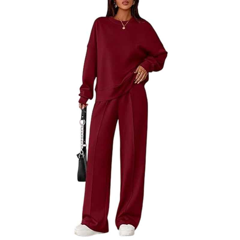 🍁New Fall Collection-Women's Two-Piece Long Sleeve Casual Sweatsuit Set