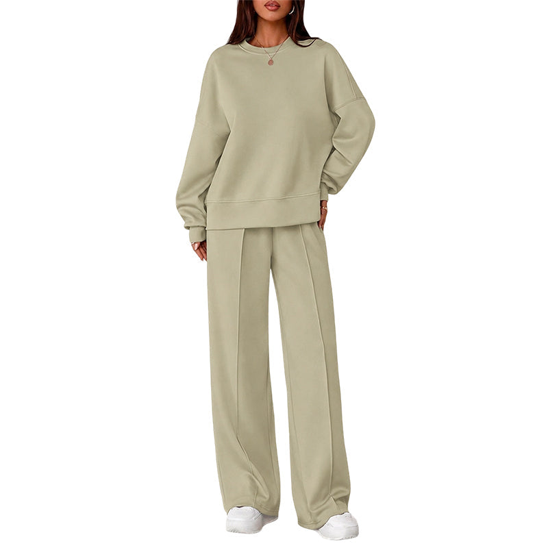 🍁New Fall Collection-Women's Two-Piece Long Sleeve Casual Sweatsuit Set