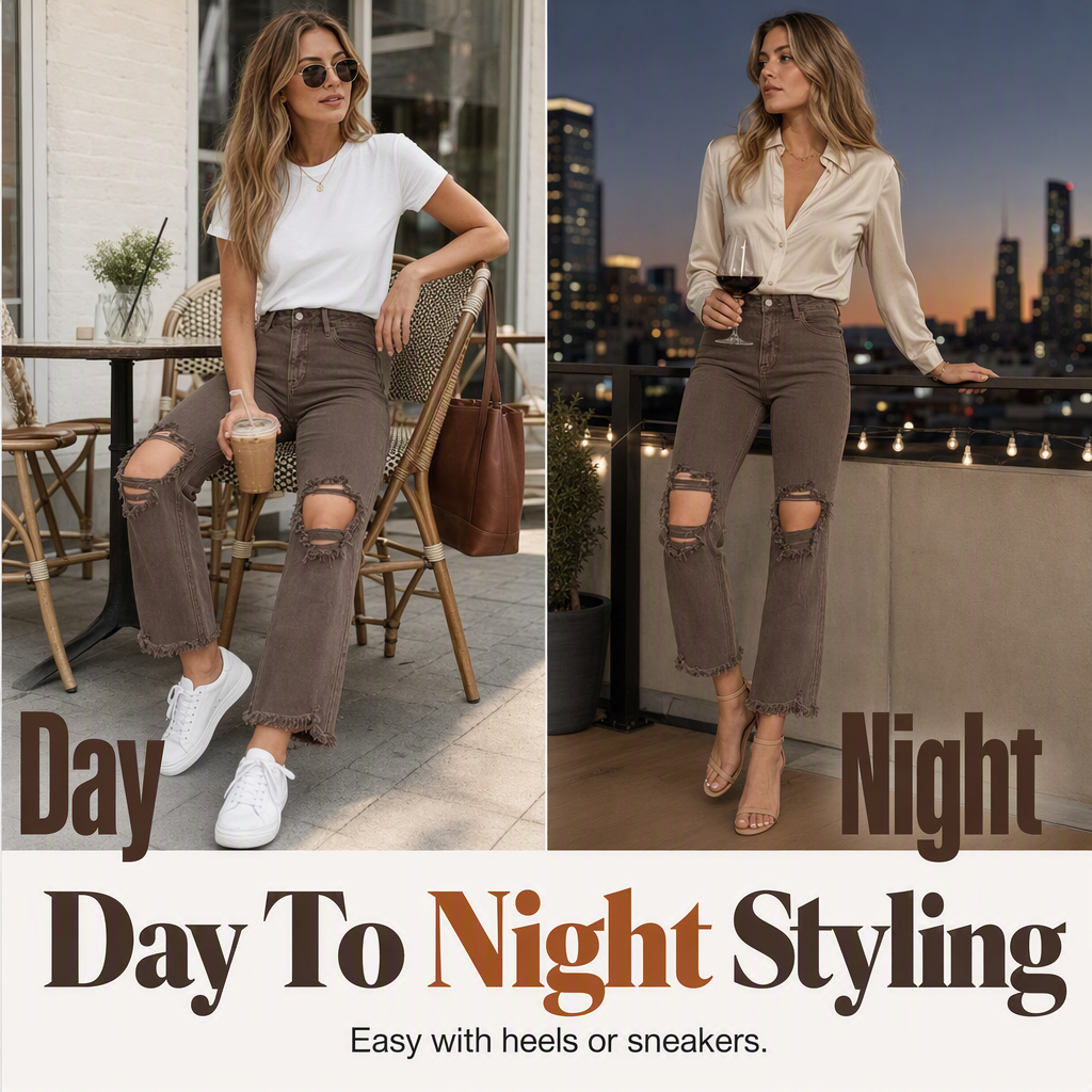 Leg-Lengthening Flare Jeans