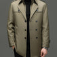 ⌛Limited-Time Offer🛍️Men's Medium-Length Trench Coat with Detachable Inner