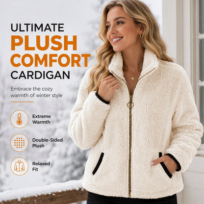 🌸 50% OFF NOW!Women’s Casual Zip-Up Cardigan Jacket