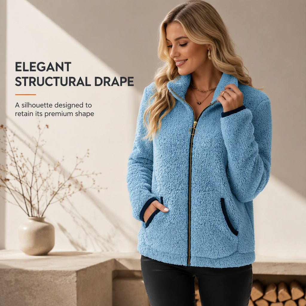 🌸 50% OFF NOW!Women’s Casual Zip-Up Cardigan Jacket