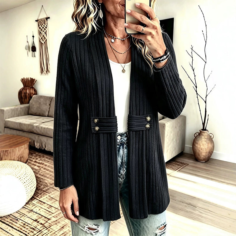 ✨ YOUR EVERYDAY GO-TO | Ribbed Knit Cardigan -50%