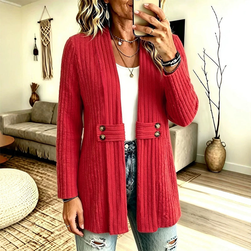 ✨ YOUR EVERYDAY GO-TO | Ribbed Knit Cardigan -50%