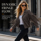 🌸Hot Sale 50% OFF💖Women’s Casual Long Sleeve Fringe Jacket