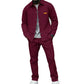 New Arrivals🛍️Men's Waffle Knit Jacket & Pants Two-Piece Casual Set