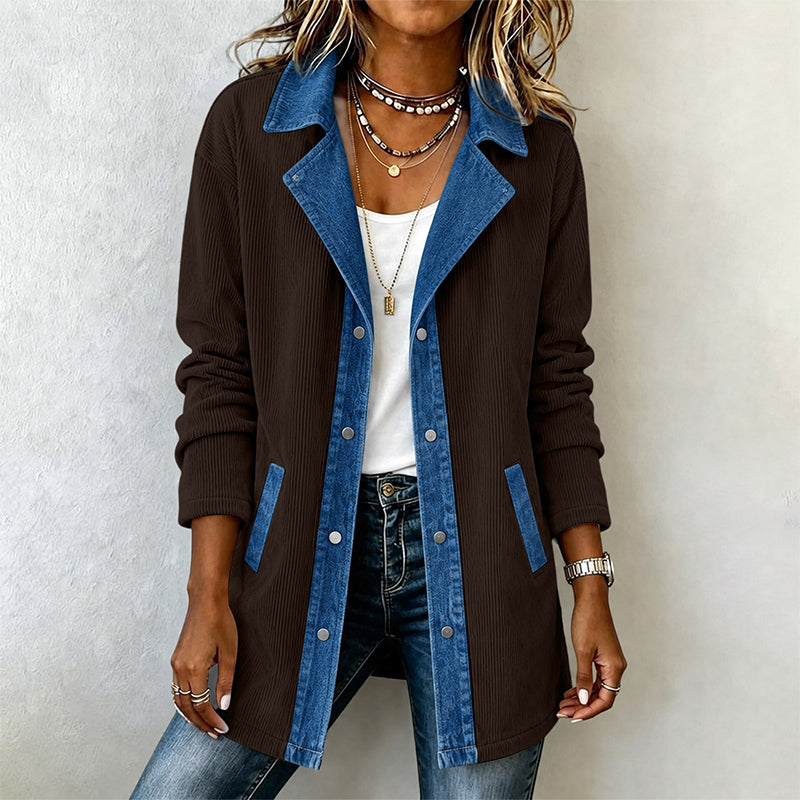 🏆Bestseller 🧥 Denim Patchwork Casual Jacket – Effortless Layering & All-Day Comfort for Every Look