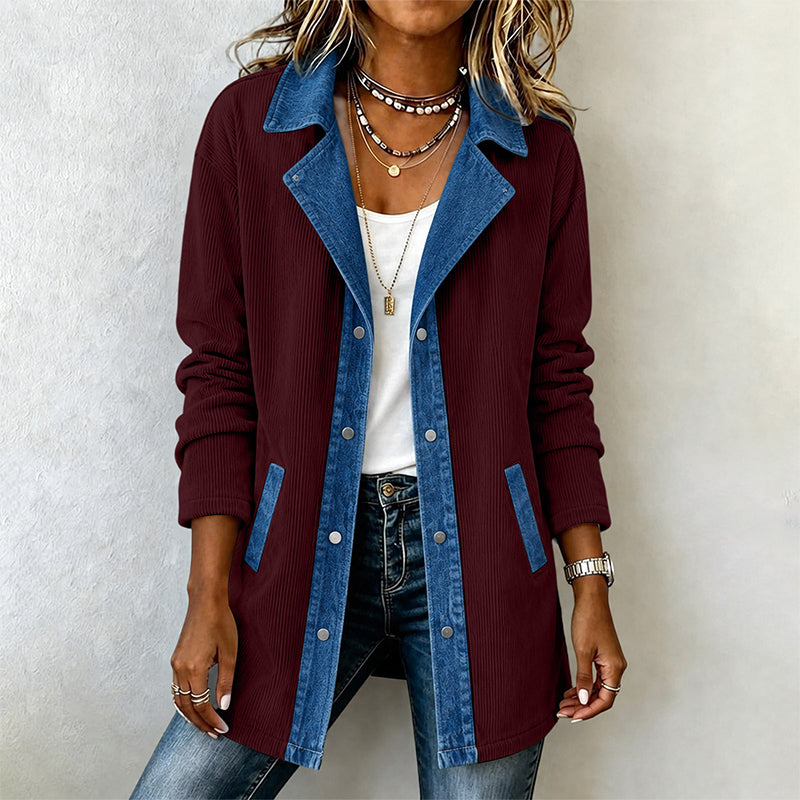 🏆Bestseller 🧥 Denim Patchwork Casual Jacket – Effortless Layering & All-Day Comfort for Every Look