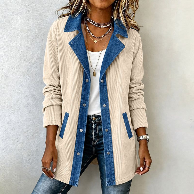 🏆Bestseller 🧥 Denim Patchwork Casual Jacket – Effortless Layering & All-Day Comfort for Every Look
