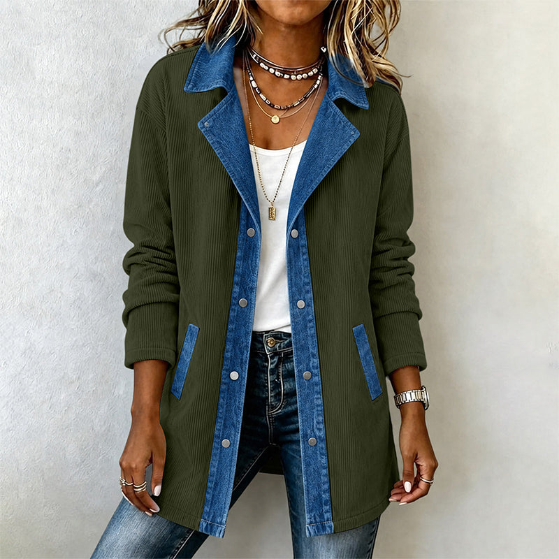 🏆Bestseller 🧥 Denim Patchwork Casual Jacket – Effortless Layering & All-Day Comfort for Every Look