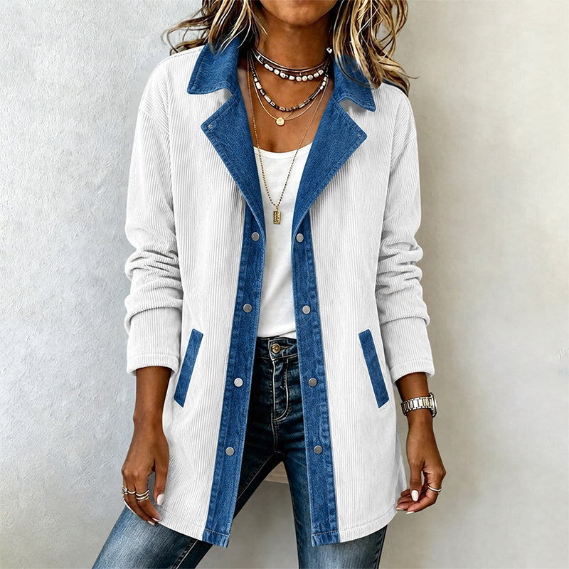 🏆Bestseller 🧥 Denim Patchwork Casual Jacket – Effortless Layering & All-Day Comfort for Every Look