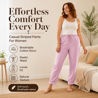🍂 Women's Cotton Linen Loose Pants – Relaxed Comfort & Effortless Autumn Style