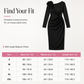 Women's Ruched Midi Dress with 3D Rose Details
