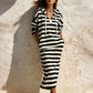 Hot Sale 50% OFF💖Women's Casual Striped Hoodie Dress