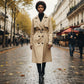 🍂 Women’s Double-Breasted Trench Coat – Timeless Elegance & Effortless Autumn Style