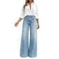 ✨ Leg-Lengthening Wide-Leg Jeans – Flattering Fit & Effortless Autumn Style