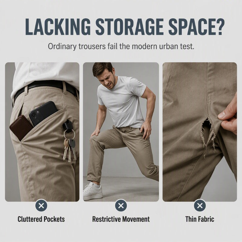 ✨ Urban Utility Style | Multi-Pocket Cargo Pants