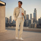 Men's Casual Corduroy Jacket & Pants Set