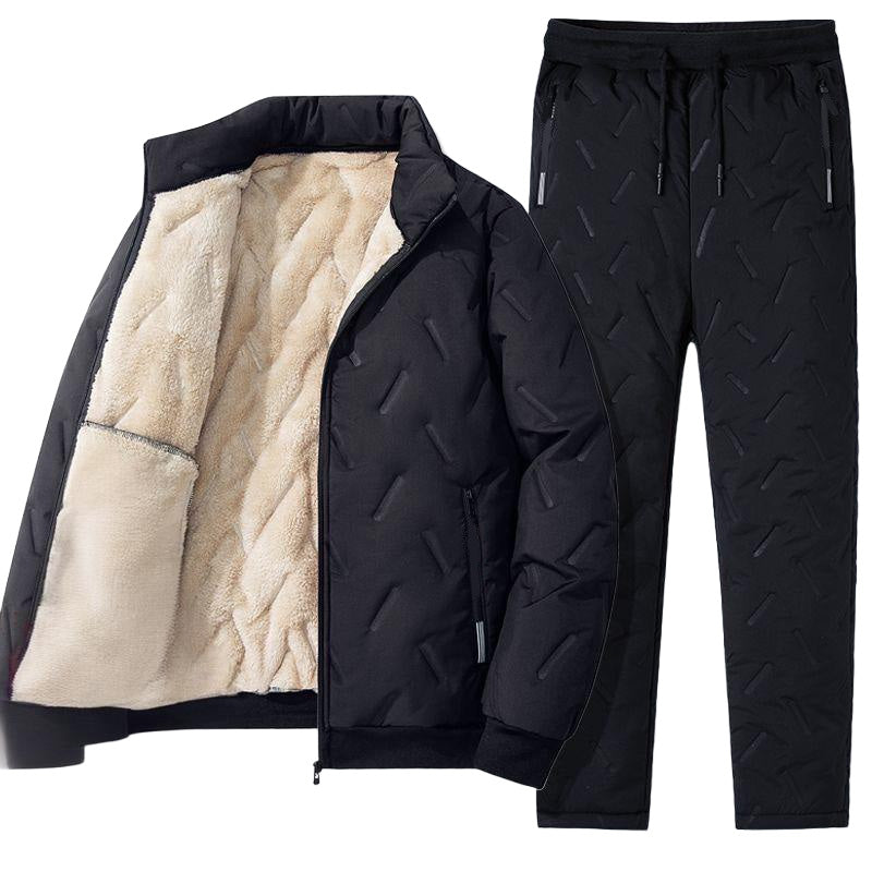 ❄️ Men's Stylish Warm Jacket & Pants Two-Piece Set