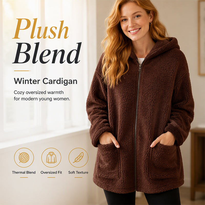 Hot Sale 50% OFF💖Women's Casual Warm Hooded Zipper Jacket