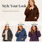 Hot Sale 50% OFF💖Women's Casual Warm Hooded Zipper Jacket