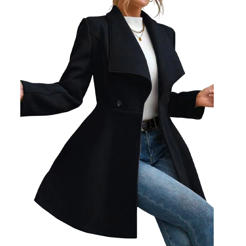 ⌛Limited-Time Offer-Women's Elegant Slim Fit Lapel Coat