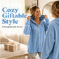 Women’s Loose Velvet Hooded Cardigan