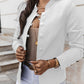 Women's Elegant Slim Fit Blazer with Gold Buttons
