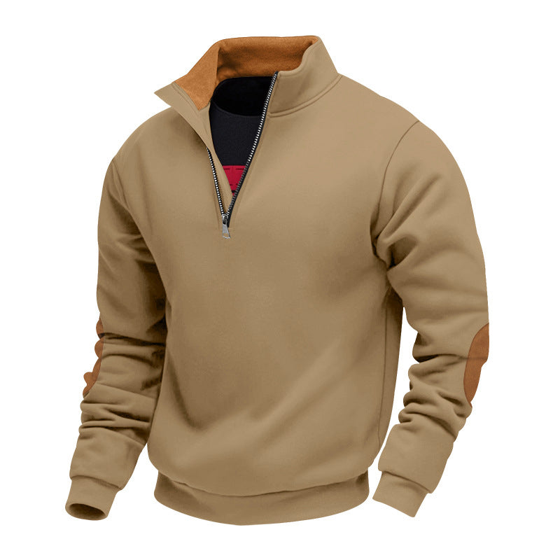 Hot Sale 50% OFF💖Men's Casual Plush Half-Zip Pullover
