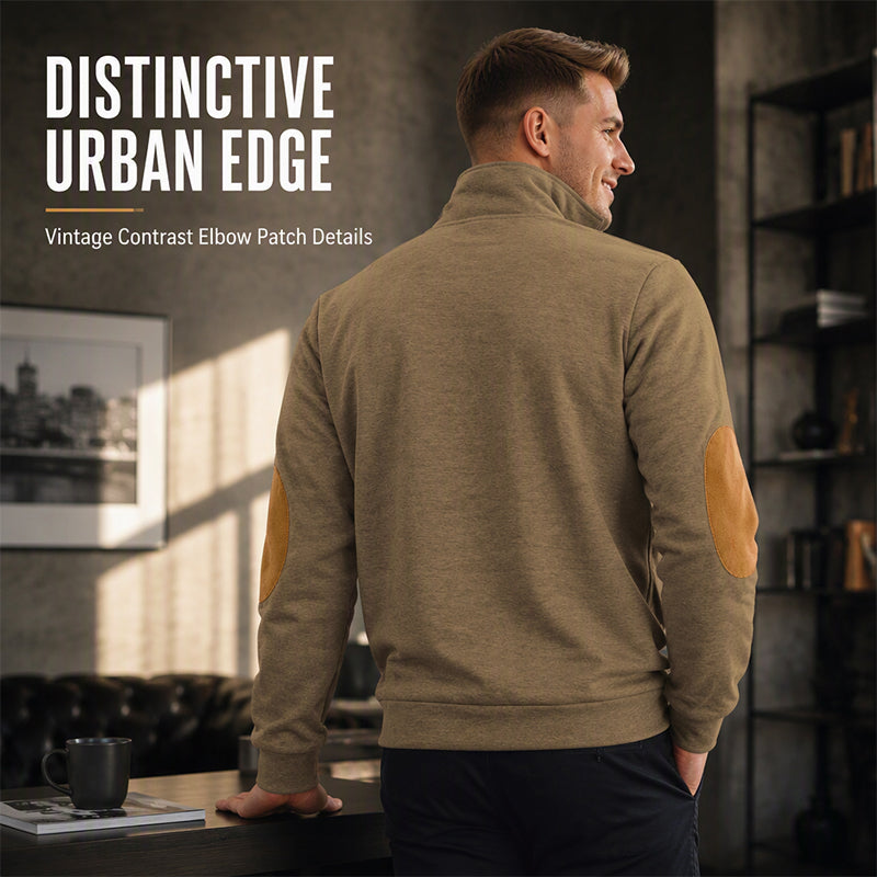 Hot Sale 50% OFF💖Men's Casual Plush Half-Zip Pullover