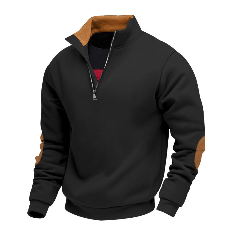 Hot Sale 50% OFF💖Men's Casual Plush Half-Zip Pullover