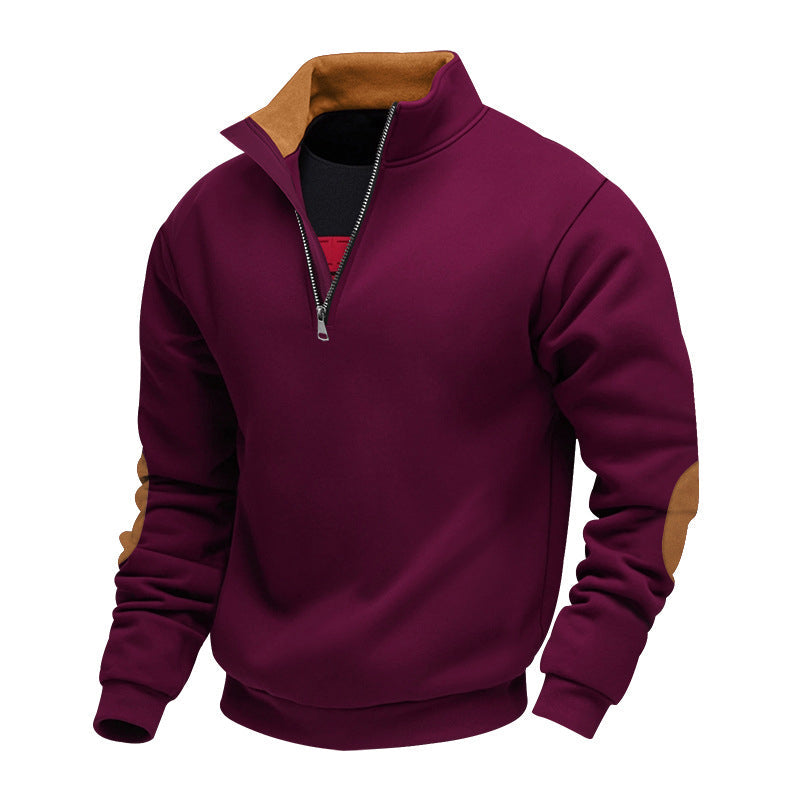 Hot Sale 50% OFF💖Men's Casual Plush Half-Zip Pullover