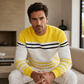 ✨Men's Striped Colorblock Long Sleeve Sweatshirt