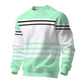 ✨Men's Striped Colorblock Long Sleeve Sweatshirt