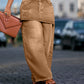 ✨Women's Layered Skirt Over Denim Jeans