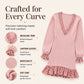 ⌛Limited-Time Offer-Women's Lantern Sleeve V Neck Knit Dress