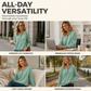 ⏳ Limited Time 50% Off! 🎉Women’s Half-Zip Cable Knit Sweatshirt