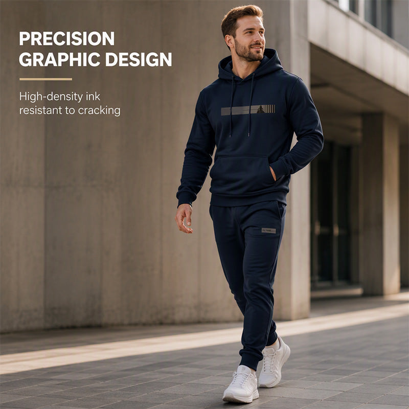 ✨Men's Hooded Sweatshirt & Sweatpants 2-Piece Set