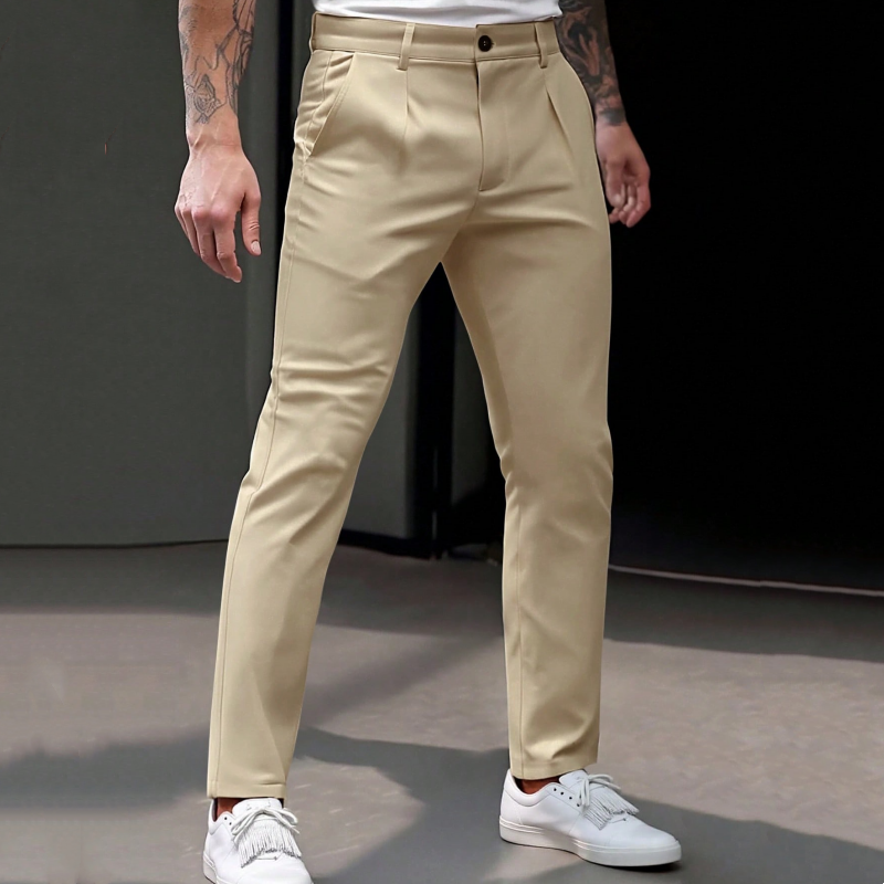 Men's Stretch Slim-Fit Business Trousers