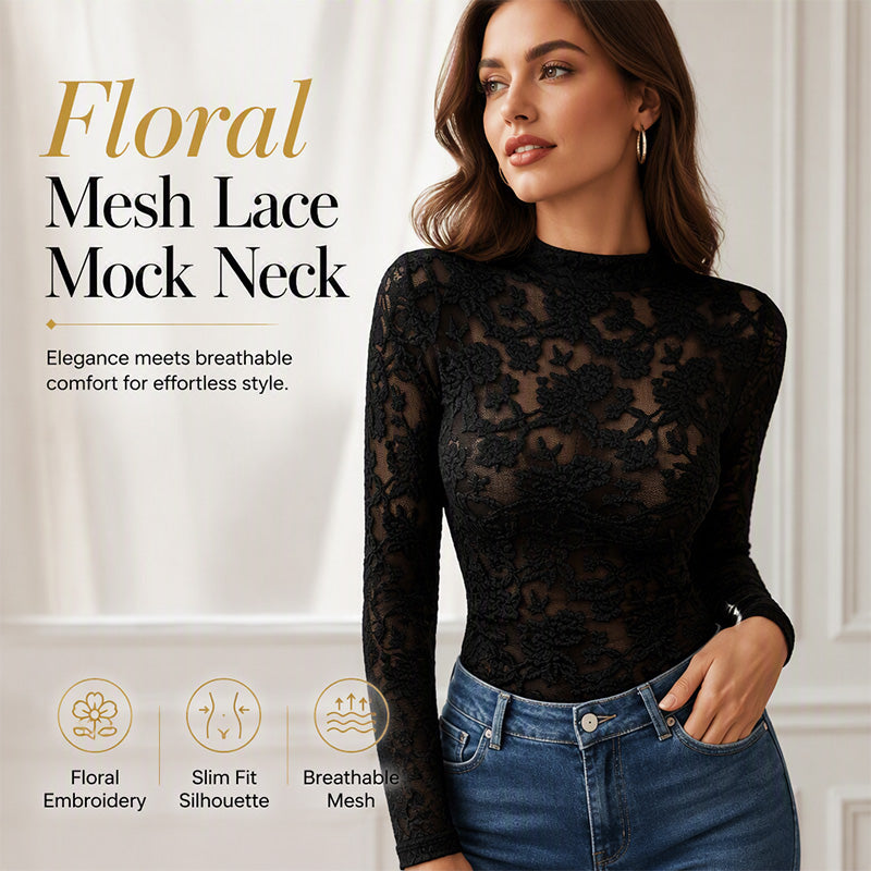 🌸Hot Sale 50% OFF💖Women's Elegant Long-Sleeve Lace Shirt