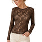 🌸Hot Sale 50% OFF💖Women's Elegant Long-Sleeve Lace Shirt
