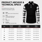 Men's Casual Long Sleeve Half-Zip Shirt